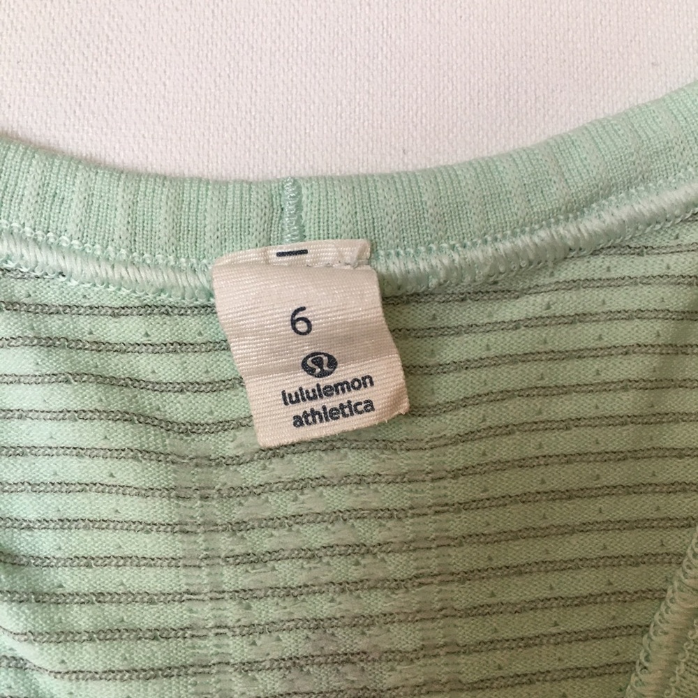 SOLD Lululemon Swiftly Tech Racerback Tank Green 6 - Picture 4 of 8